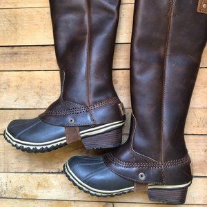 Sorel Slimpack Riding Boots Size 5